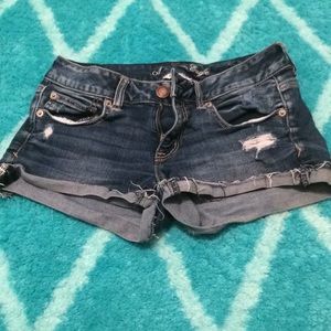 Denim shorts